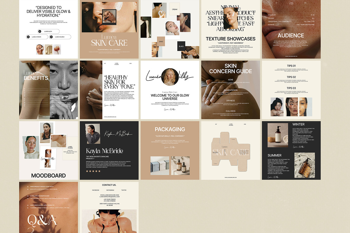 LUMEA | Beauty & Skin Care Template, a Social Media Template by Creatiya Type (Photo 12 of 13)