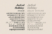 Jackal Holiday - Stylish Serif Font, a Serif Font by Aqeel_Art (Thumbnail 8 of 10)