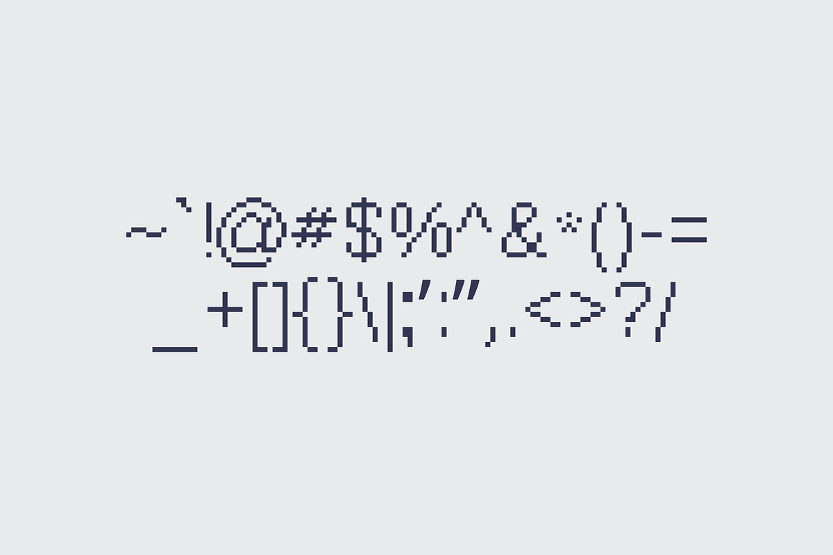 Chonky Pixel - 8Bit Pixel Typeface, a Sans Serif Font by HipFonts (Photo 7 of 7)