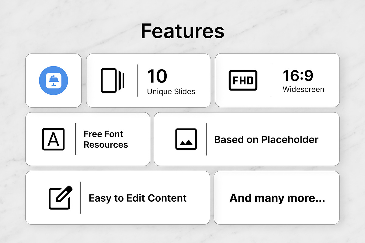 Team Training Keynote Template preview 2