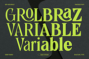 MIT Grolbraz | Variable Font, a Serif Font by Maculinc Type (Thumbnail 6 of 16)