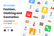 Fashion, Clothing and Cosmetics Icon, a Duotone Icon by Brickclay (Thumbnail 1 of 6)
