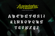 Aveinatortia, a Blackletter Font by ilhamtaro (Thumbnail 6 of 10)