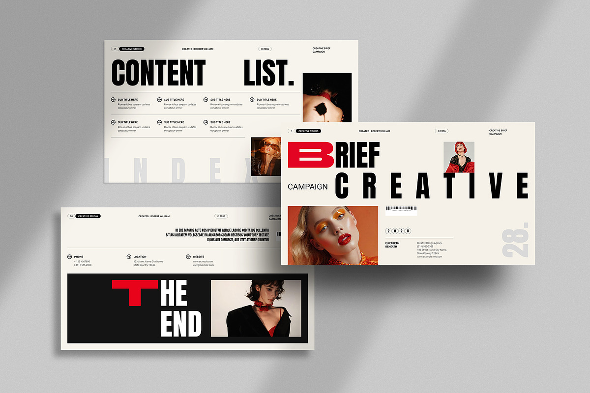 Creative Brief Campaign Presentation, a Presentation Template by UnifyArts (Photo 3 of 7)