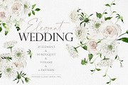 Watercolor flower - Elegant Wedding, an Illustration by Beigetime (Thumbnail 1 of 12)