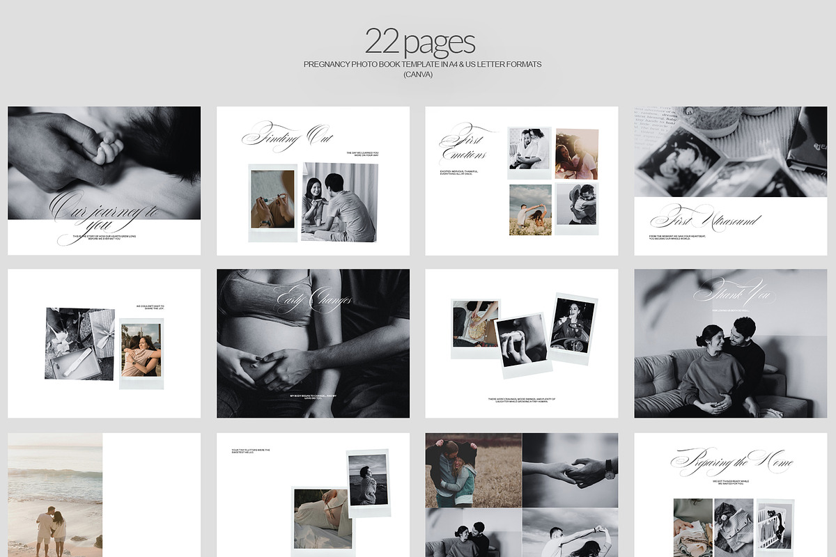 Pregnancy Photo Book Template - V1, a Magazine Template by CreativeFolks (Photo 2 of 9)