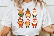 Funny Kawaii Characters PNG, an Illustration by DreamCafeArt (Thumbnail 2 of 6)
