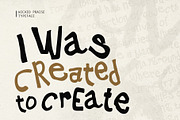 Wicked Praise - Rough Ugly Font, a Handwritten Font by Bale Type (Thumbnail 7 of 9)