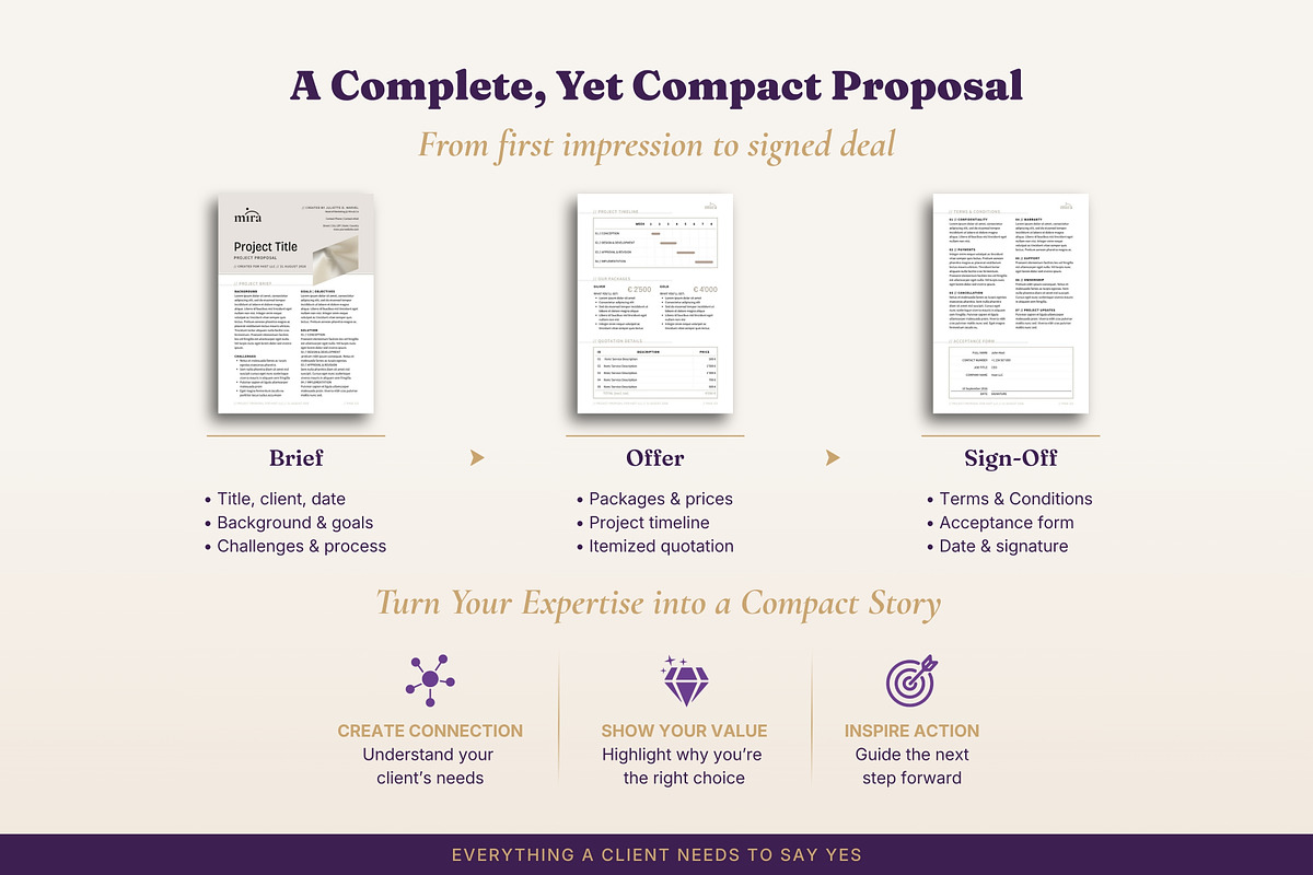 Compact Proposal and Quotation Form, a Brochure Template by B2 Studio (Photo 3 of 15)