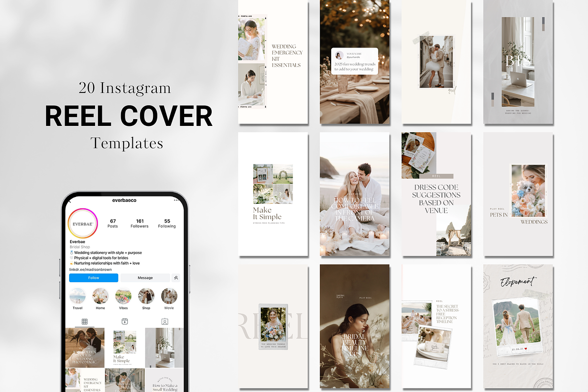 Instagram Reel Cover Templates, a Social Media Template by Everbae™ (Photo 5 of 8)