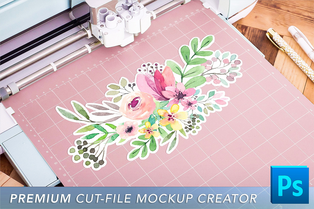 Etsy Friendly Cut File Mockup Kit, a Cups & Container Mockup by Drifter Studio PrintShop (Photo 1 of 7)