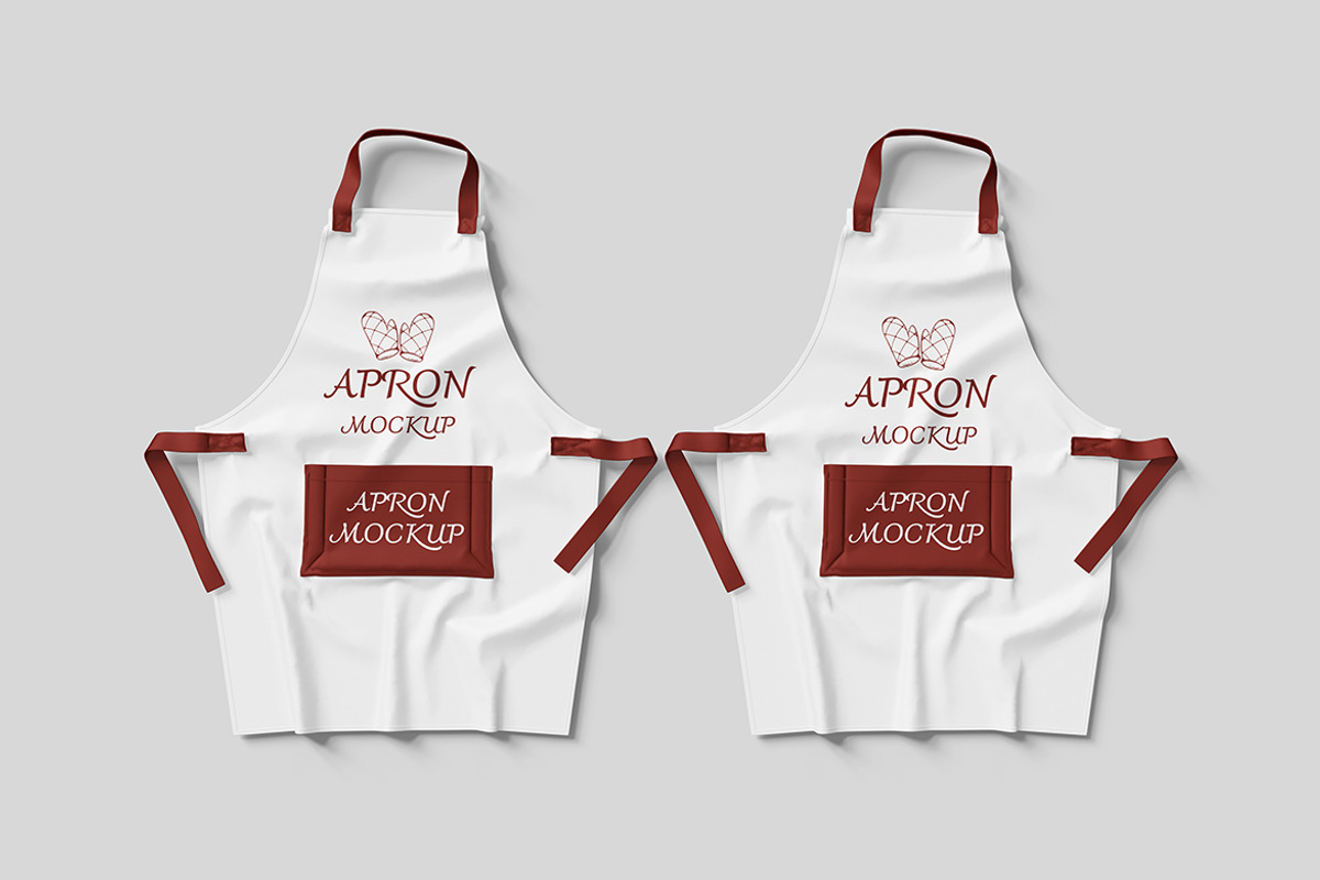 Apron Mockup PSD Branding, an Advertising Mockup by Indah (Photo 4 of 6)