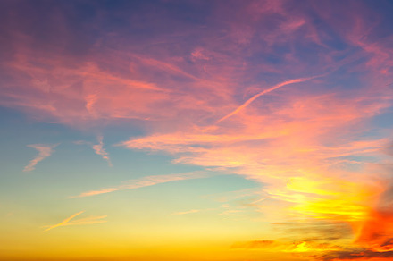Dramatic sunset sky, a Nature Photo by Shootdiem