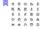 Baby Icons, a Duotone Icon by HacaStudio (Thumbnail 2 of 3)