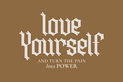 Holidak - Blackletter Display Font, a Font by Fype Co. (Thumbnail 4 of 6)