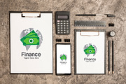 Modern Finans Logo Collection, a Branding & Logo Template by YUDesignStore (Thumbnail 12 of 13)