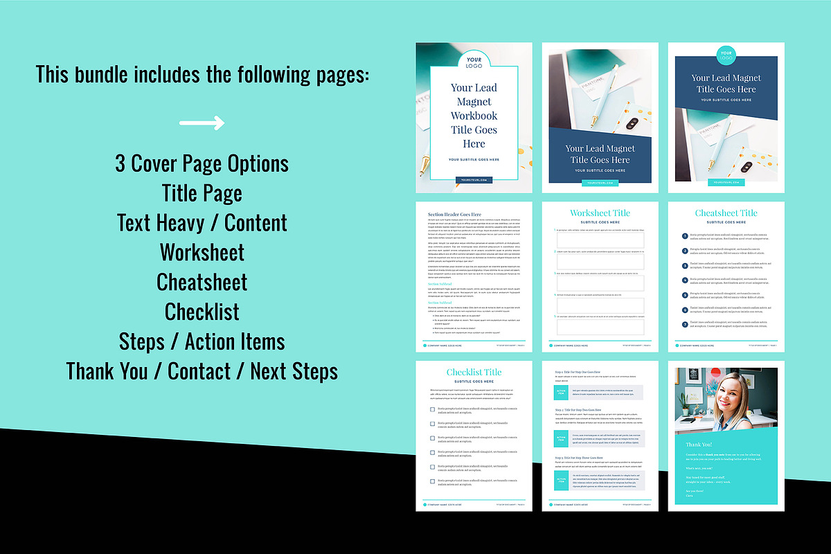Canva Lead Magnet | Workbook | Ebook, a Magazine Template by Ciera Design Templates (Photo 2 of 11)