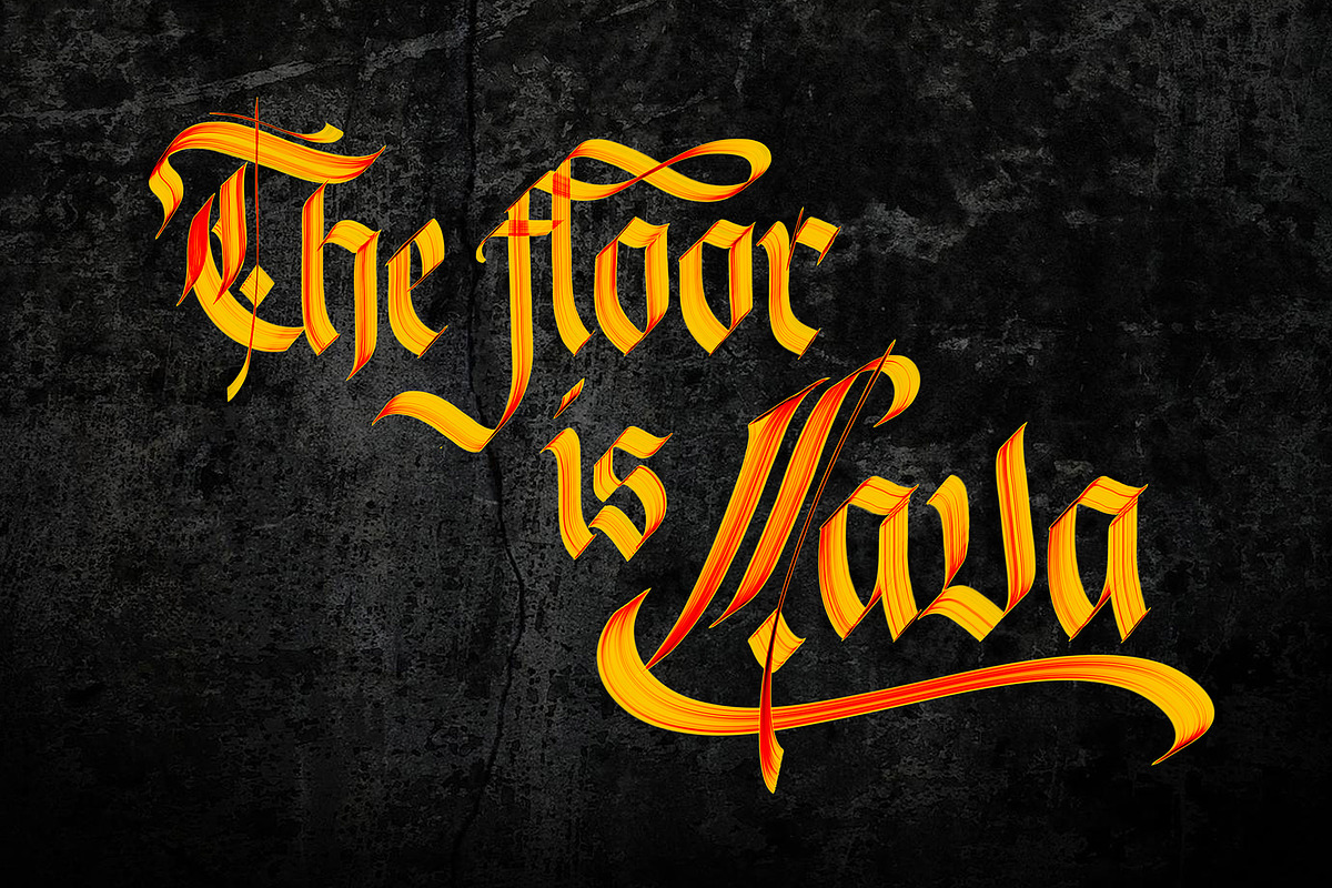 Calligraphy Procreate Brushes, a Brush Add-On by ZenLettering (Photo 11 of 16)