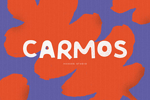 Carmos, a Sans Serif Font by vuuuds