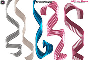 Procreate 100 Pretty Ribbons Brushes, a Brush Add-On by Fashion Workshop Bkk (Thumbnail 13 of 21)