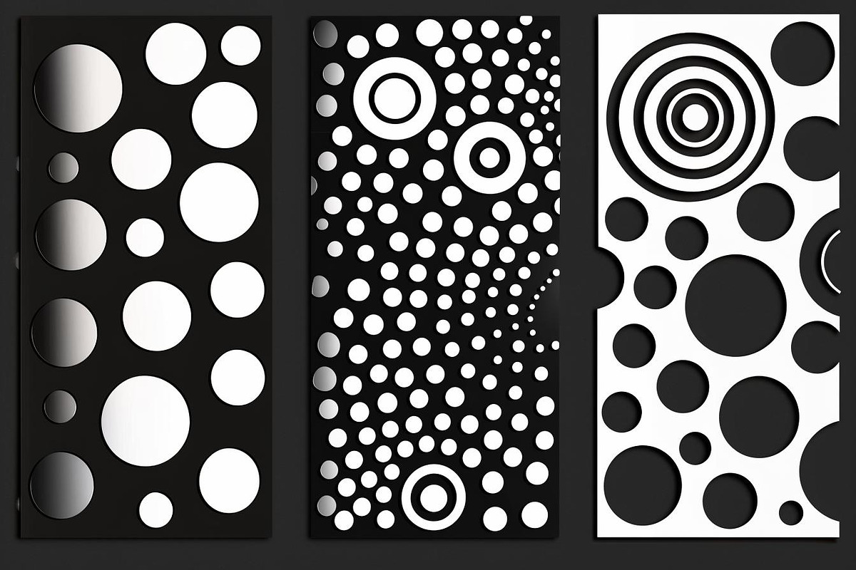 Decorative Geometric Vector Panels, an Illustration by hafijul (Photo 2 of 9)