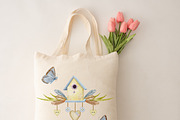 Spring into Easter Clipart Set., a Seasonal Illustration by Happy Sloth Graphics (Thumbnail 13 of 17)