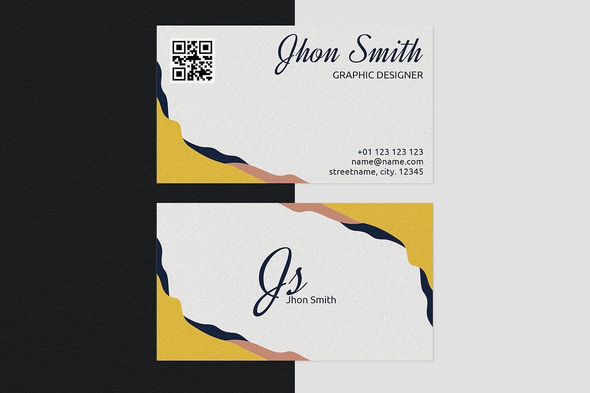 Decorative business card V3, a Business Card Template by EN86-21 (Photo 2 of 3)