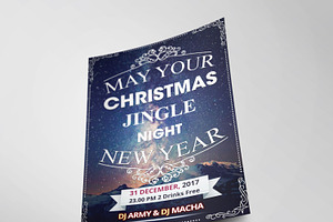 Christmas Party Flyer Template Vol.5