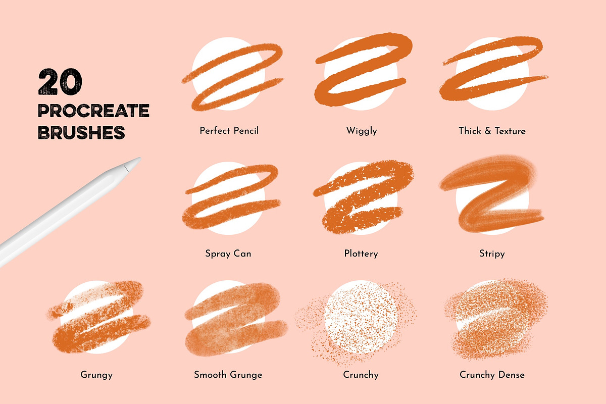 Texture Procreate Brushes, a Brush Add-On by Faber Co. (Photo 2 of 7)