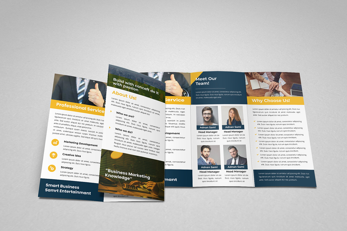Business Trifold Brochure V7, a Brochure Template by SamiSimply7 (Photo 3 of 4)