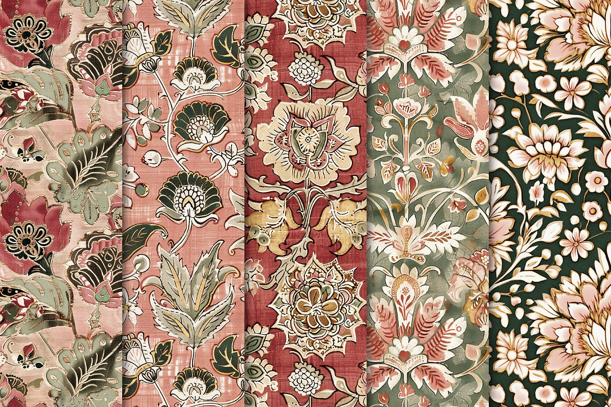 Boho Printable Papers Vintage Art, a Pattern Graphic by Maishop (Photo 7 of 8)