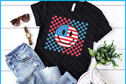 Holiday Groovy USA Smile SVG PNG, an Object Graphic by Creativeusart (Thumbnail 1 of 4)