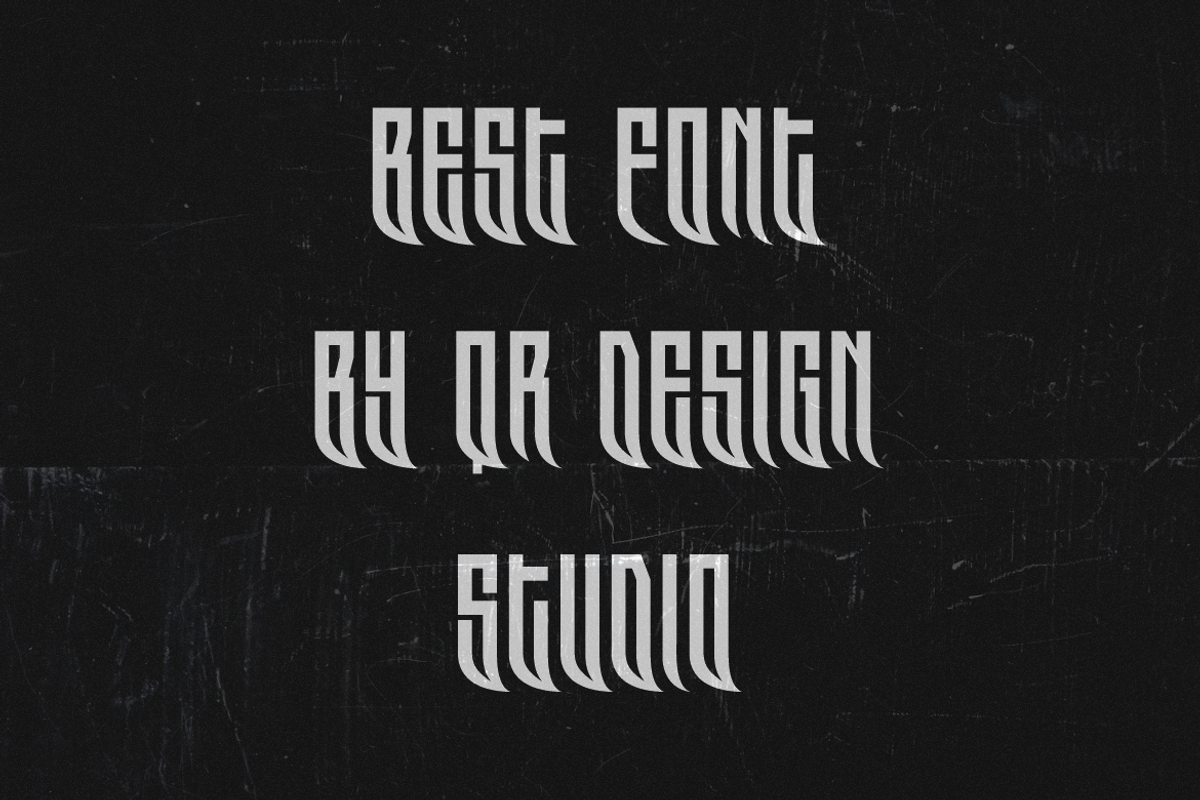 Sacojaz - Blackletter & Gothic Font, a Blackletter Font by QR Design Studio (Photo 3 of 6)
