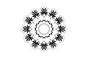 Black White Mandala Illustration Set, a Decorative Illustration by NJ Himel (Thumbnail 89 of 101)