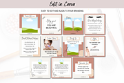 22 Beauty Boss Instagram Templates, a Social Media Template by Create & Bloom (Thumbnail 3 of 7)