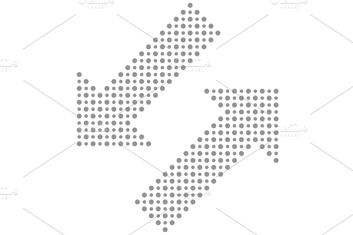 Fine Vector Dotted Arrows For Web, a Templates & Theme by FineArtStudio