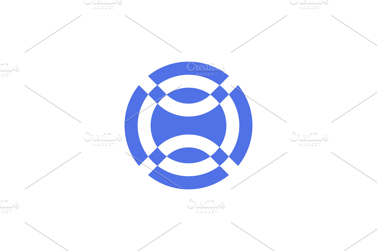 Abstract virtual reality screen logo, a Branding & Logo Template by Rasagama Studio