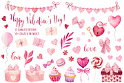 Big set for Valentine's Day., a Decorative Illustration by Nataliia Pyzhova (Thumbnail 1 of 8)