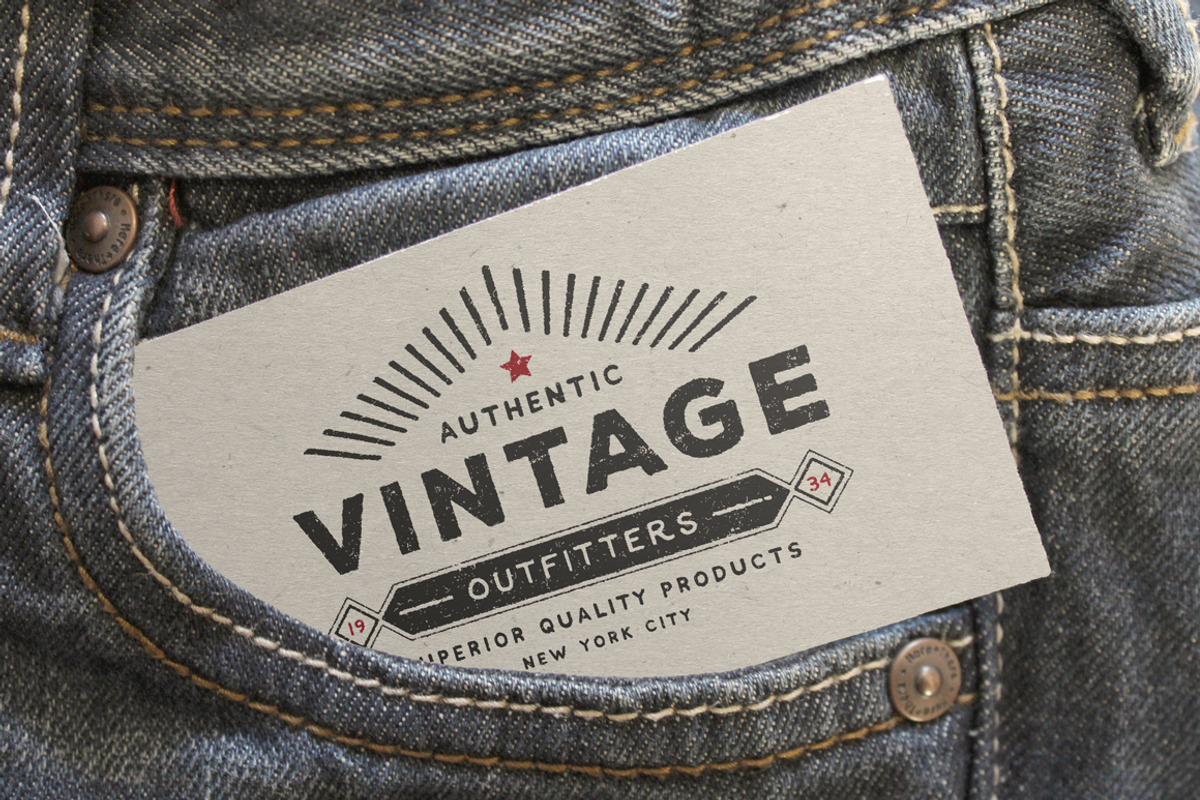 VINTAGE LOGO TEMPLATES vol 1, a Branding & Logo Template by DISTRICT 62 STUDIO (Photo 8 of 8)