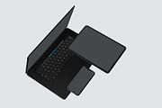 Black Devices Mockup #3, an iPhone Mockup by Seven Lights (Thumbnail 2 of 4)