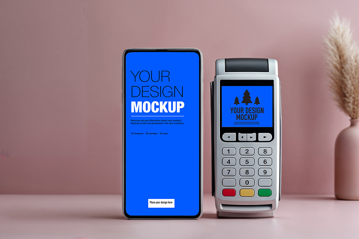 Mockup of payment methods, an iPhone Mockup by OSORIOartist