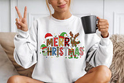 Merry Christmas Sublimation Png, a Seasonal Illustration by YA Design (Thumbnail 2 of 4)
