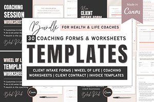 Coaching Business Templates - Canva