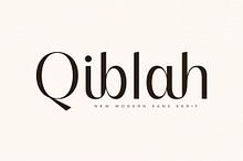 Qiblah New Modern Sans Serif