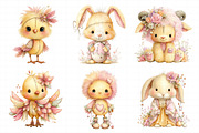 Whimsical Easter Voodoo Doll Clipart, an Illustration by Daily.Designs (Thumbnail 7 of 7)