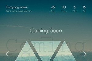 Silence - Coming Soon PSD