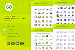 Admin Dashboard Icon Pack, an Icon by vexper
