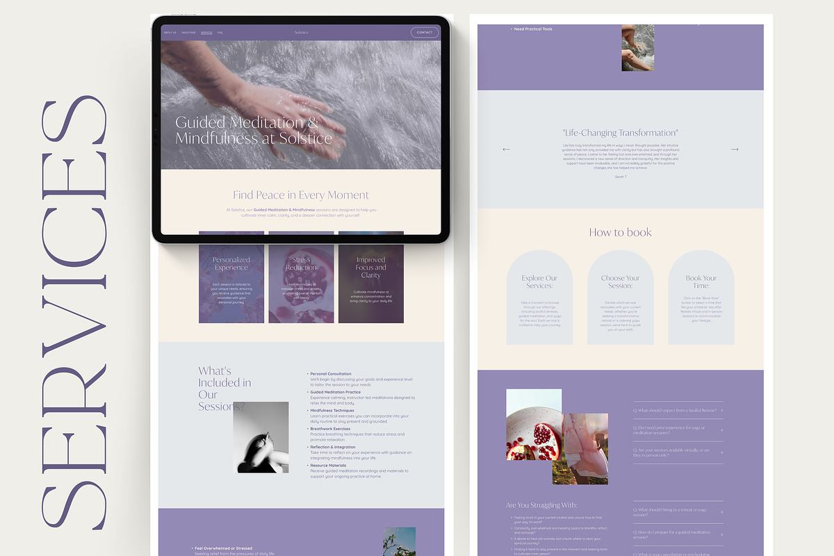 Spiritual Coach Squarespace Website, a Squarespace Template by Story Native (Photo 4 of 10)
