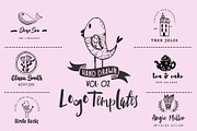 Hand drawn feminine premade logo v02, a Branding & Logo Template by Nues Design (Thumbnail 1 of 12)