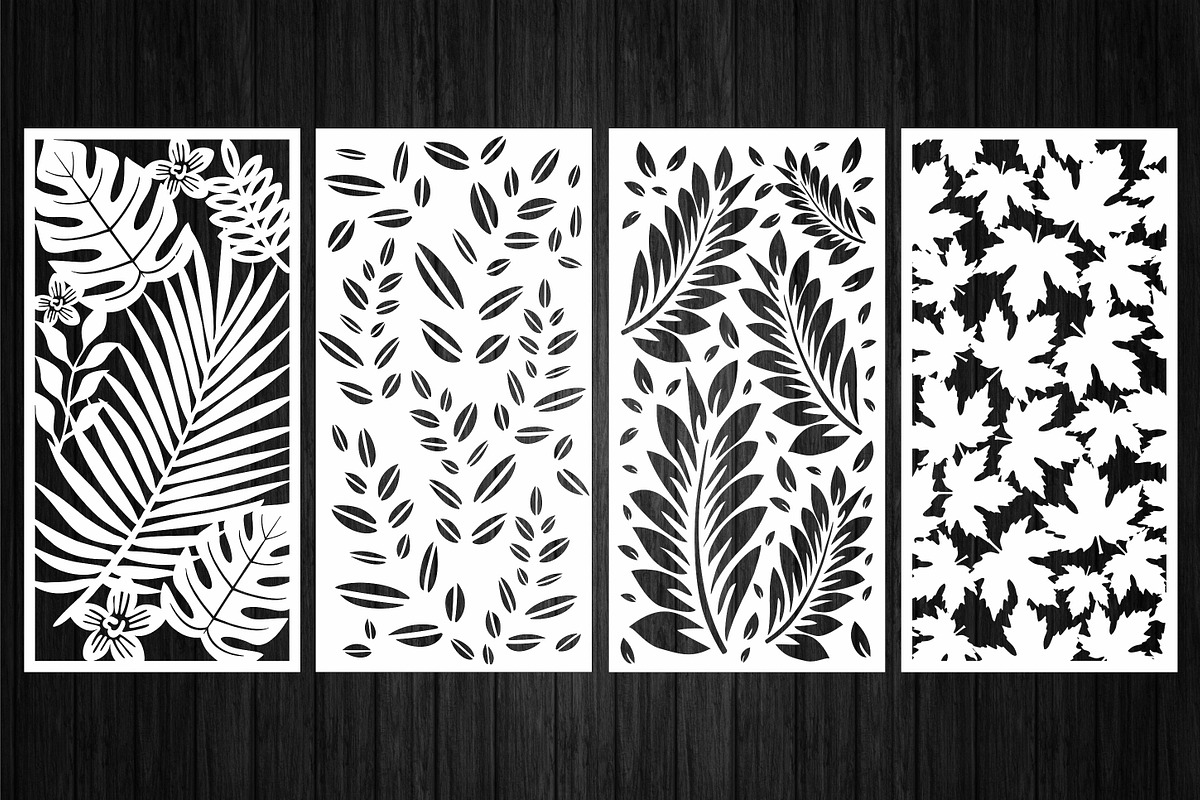 20 Panels tropical leaves pattern, a Graphic by CncCutModel (Photo 4 of 5)